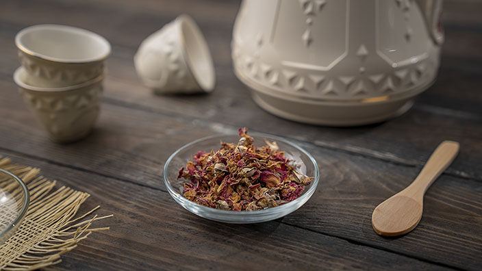 Arabic coffee spices | Rose Thermos 